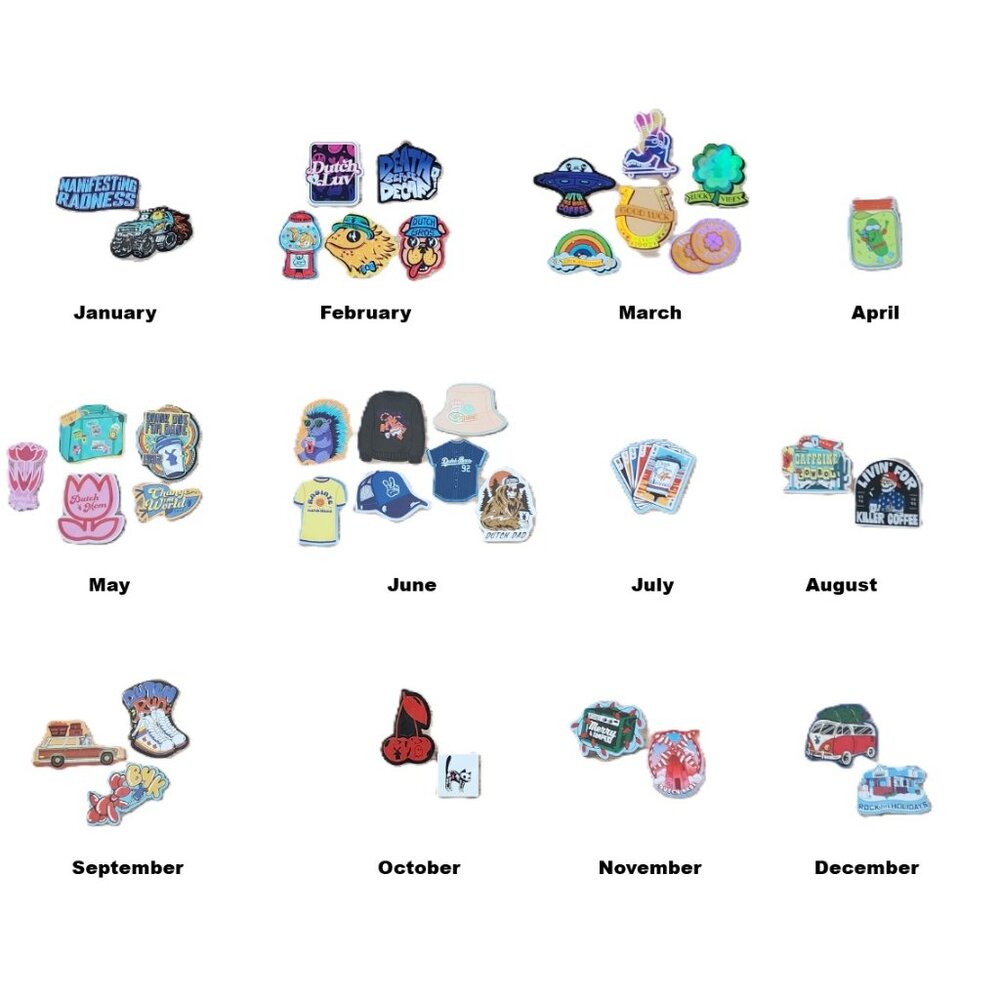 Dutch Bros 2025 Sticker Set - Picture 3 of 3